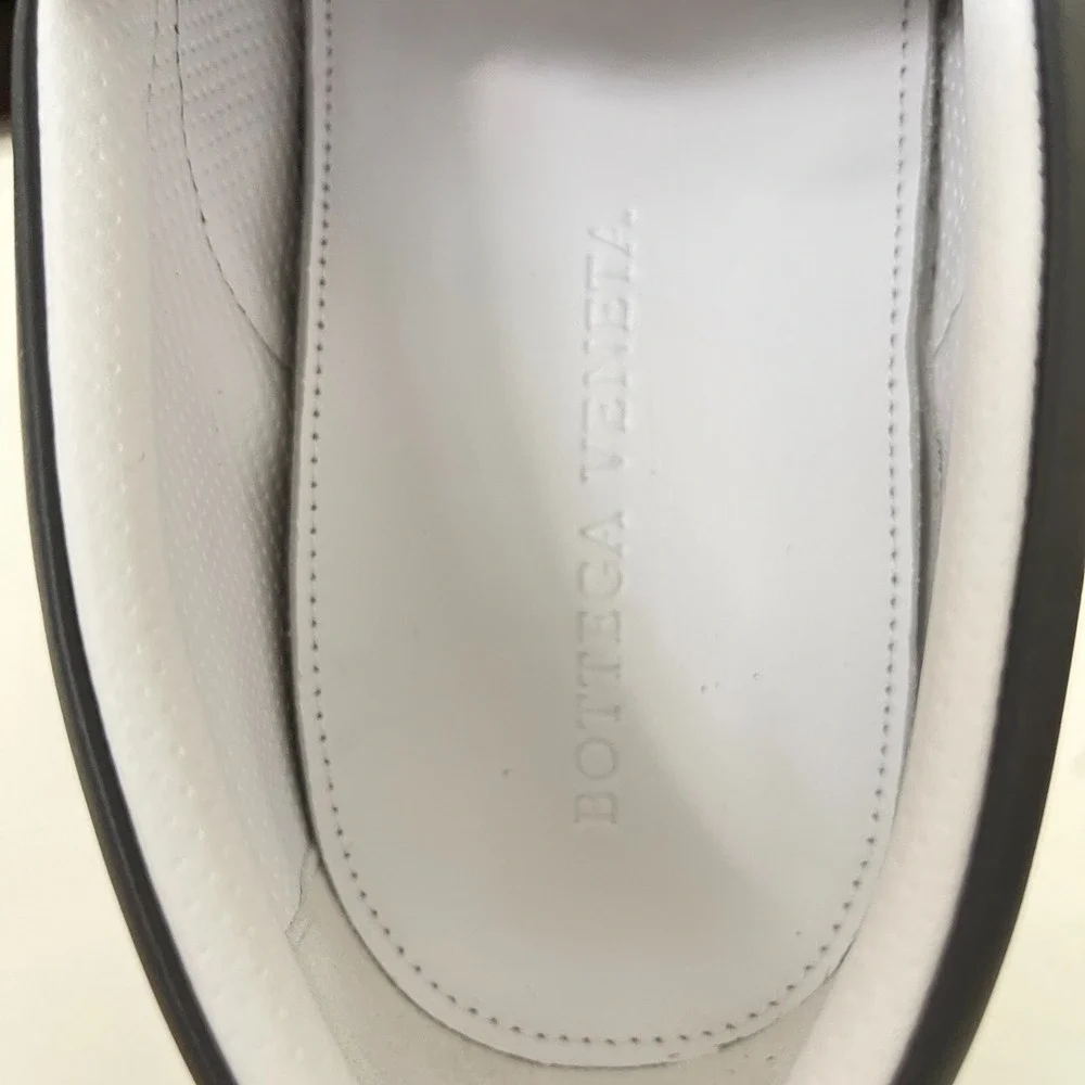 Bottega Veneta 578303 Women's Ardoise Leather intrecciato Loafers shoes, 38‎